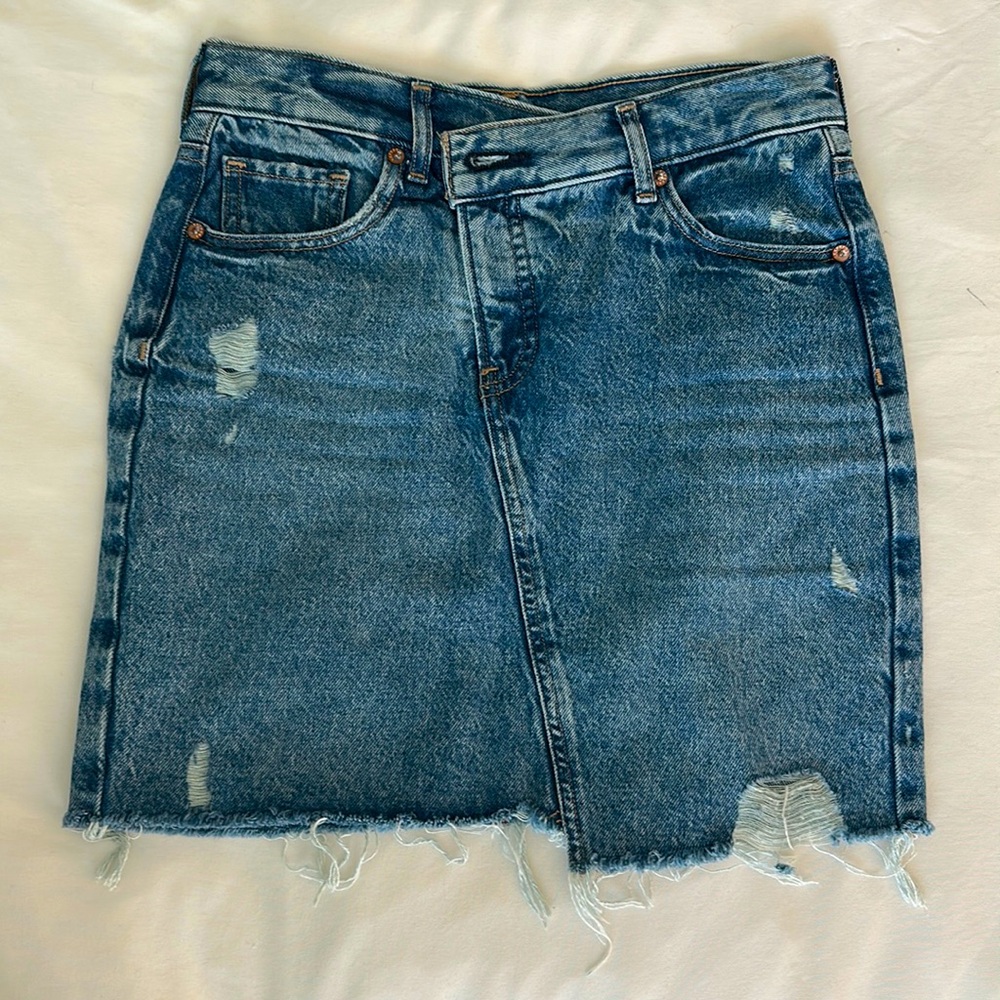 Express Jean Mini Skirt